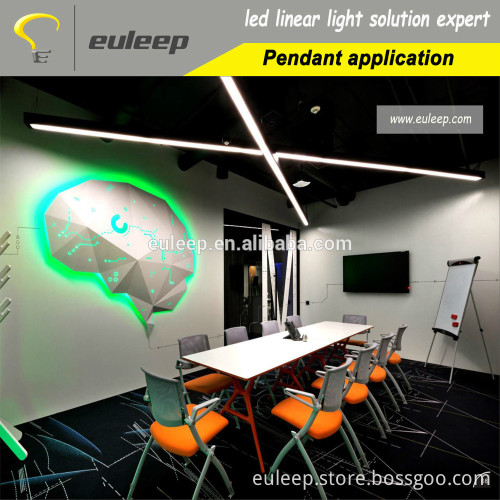 1.2m 2m 2.4m led pendant light,linkable led office lighting, suspended led linear light